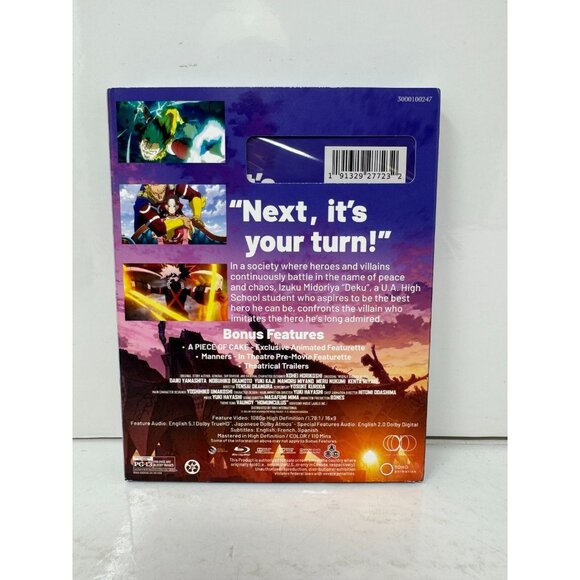 My Hero Academia: You're Next (Blu-ray) Anime Brand New and Sealed!!! - Picture 3 of 3